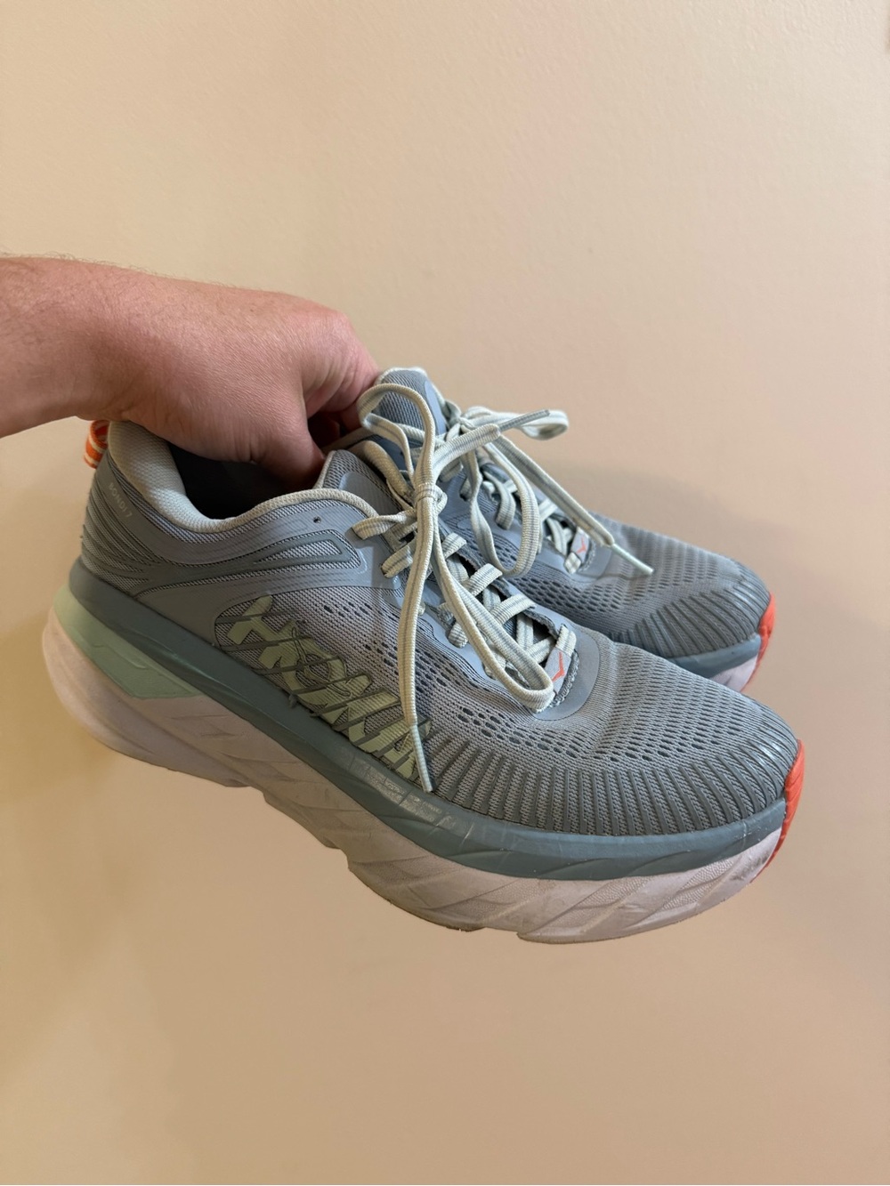 Hoka Women's Light Blue Neutral Cushioning Running Shoes size 8